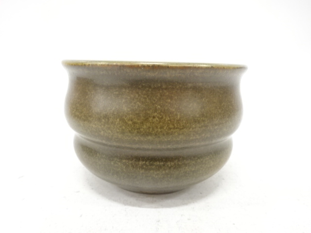  薩摩焼　沈寿宮造　建水